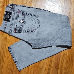 True Religion  Ricky Flap Grey Jeans